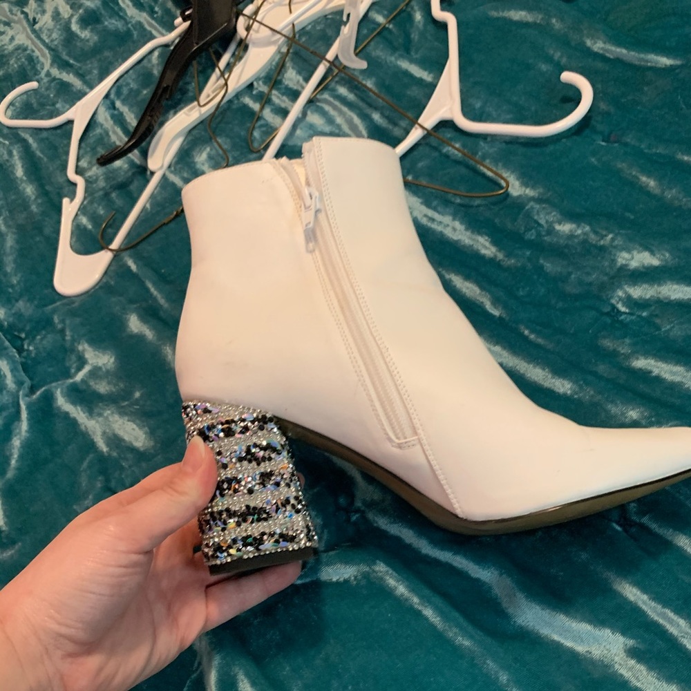 White booties